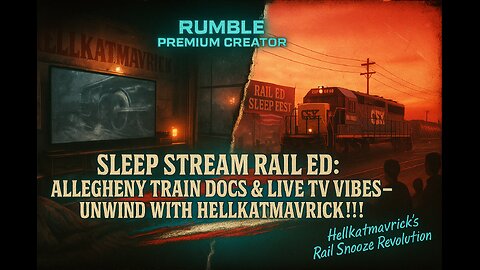 🚂📺🌙💤🛤 🌄 TRAIN DOCS & LIVE TV VIBES – UNWIND WITH HELLKATMAVRICK!!! MORE TSW LATER!! 🌙💤🛤 🌄