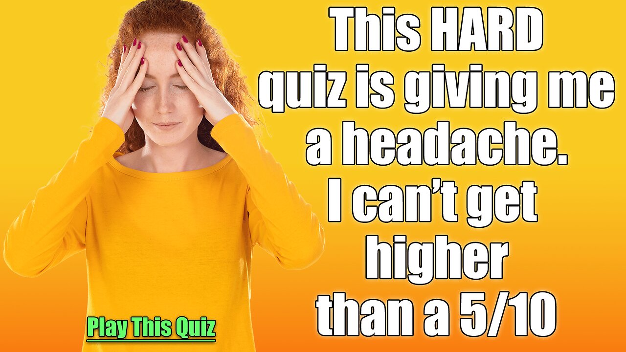 This one will give you a headache