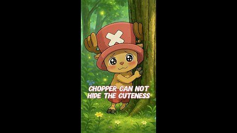 Chopper Can Not Hide The Cuteness #onepiece #strawhats #eloypiece #cutepiece
