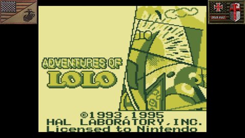 Adventures of Lolo (Nintendo Game Boy - Attract Mode) [EU Version of "ロロの大冒険"]