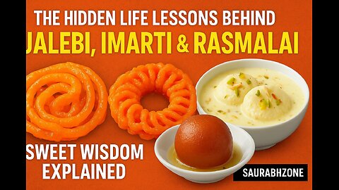 The Hidden Life Lessons Behind Jalebi, Imarti & Rasmalai | Sweet Wisdom Explained | SaurabhZone