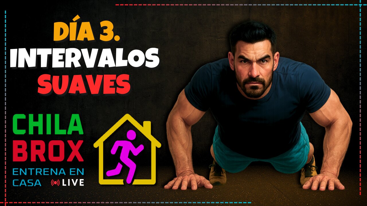 🔴 Live Día 3 - Entrena Max 30 en casa: INTERVALOS SUAVES 🏠💪