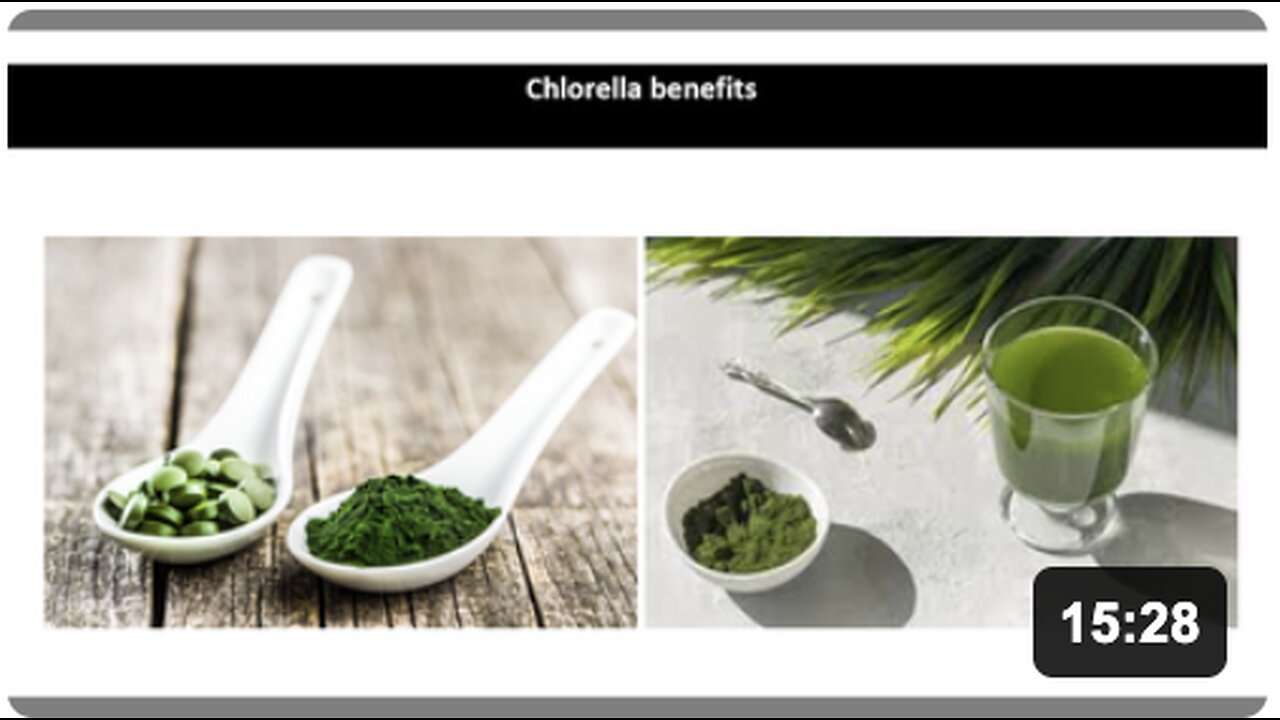 Chlorella Benefits - Energy, Detoxification & Nutrition