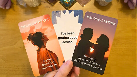 SOMEONE GOT ADVICE ON HOW TO RECONCILE WITH YOU! 😲 THEY MISS YOU SO MUCH IT HURTS! 😢 (LOVE READING)