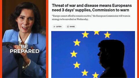 "War-Prep: EU's Dire Video Alert for 72-Hour Emergency Kit Amid Current Conflicts"