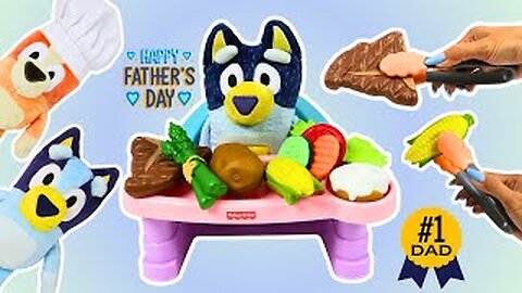 Bluey & Bingo Cook a Huge Father's Day Surprise Dinner!