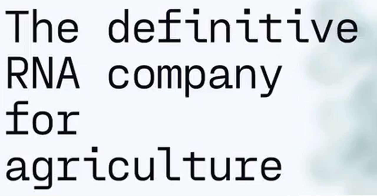 Moderna Founder Launches Aerial-spraying of RNA to Alter Gene Expression of Crops
