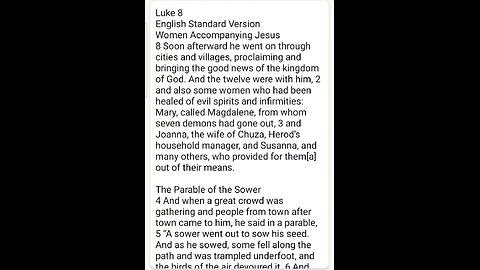 Luke Chapter 8 ESV
