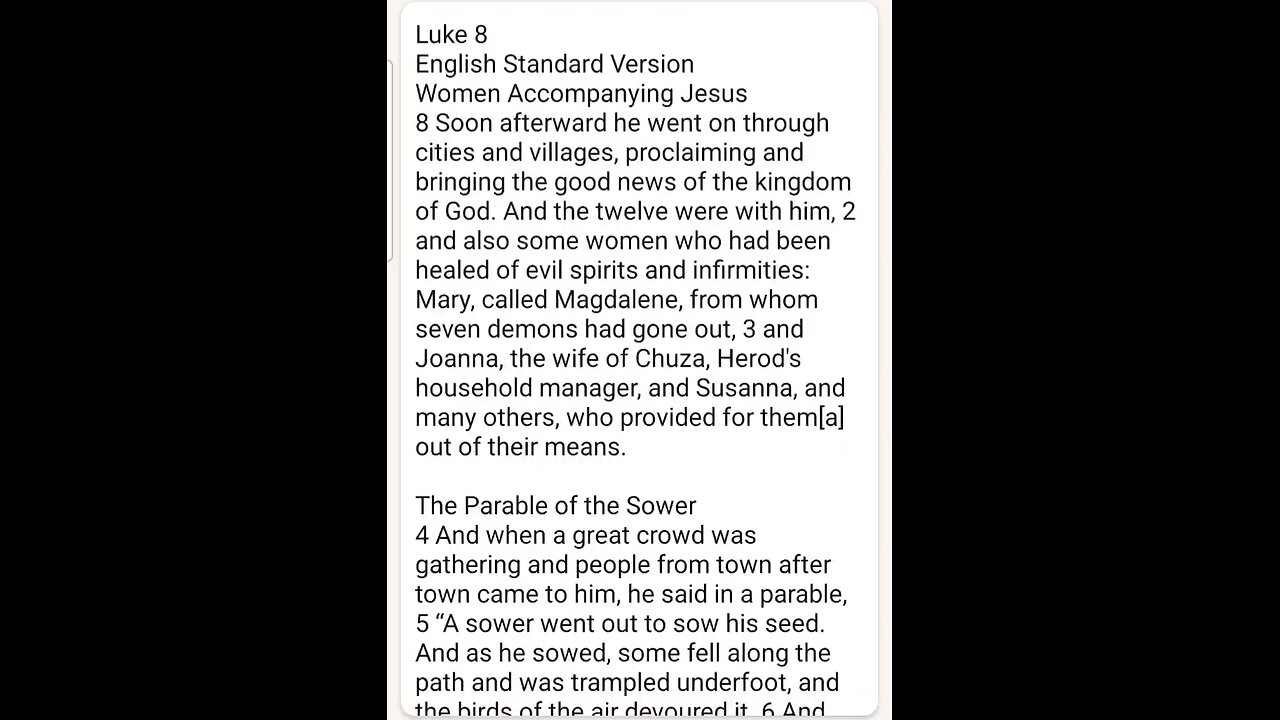 Luke Chapter 8 ESV
