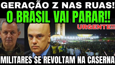 URGENTE!! PARALISAÇÃO GERAÇÃO Z NAS RUAS ZÉ TROVÃO CONVOCA OS CAMINHONEIROS!