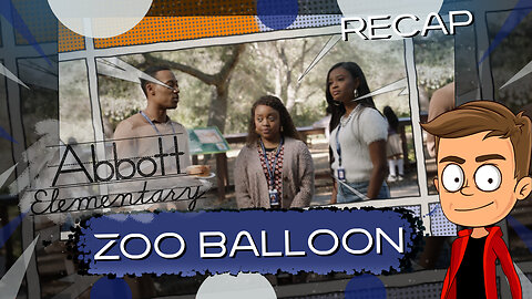 Abbott Elementary Zoo Balloon Animated Recap