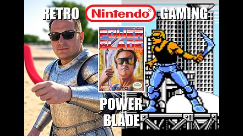 Power Blade Full Game Run: Join BrightGaming on a Futuristic Adventure in a Rare Hidden Gem NES Game