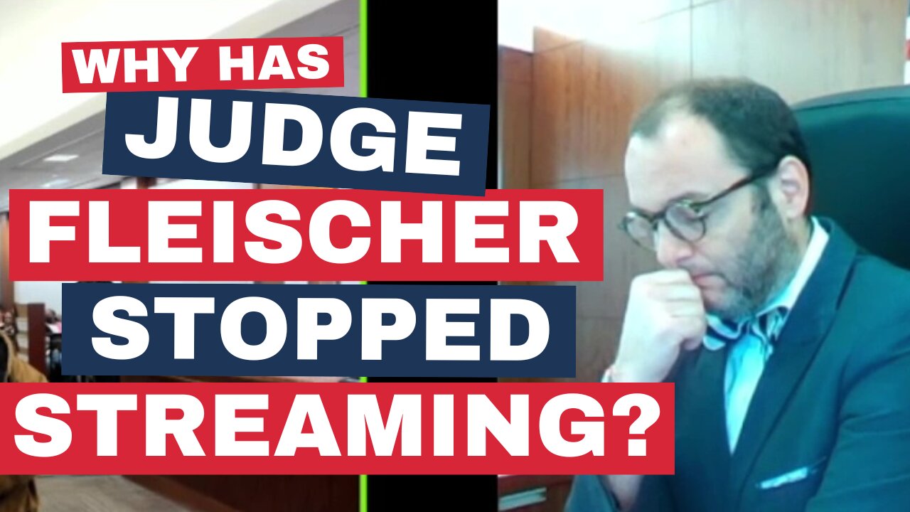 WHAT HAPPENED WITH JUDGE FLEISCHER? Here's Why He's Likely Chosen To End His Livestream