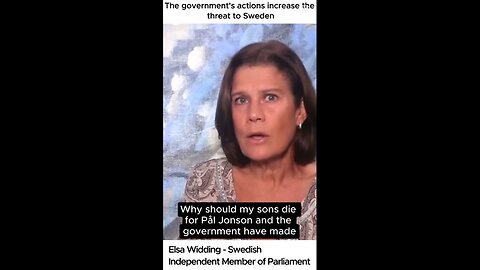 Elsa Widding - The government's actions increase the threat to Sweden