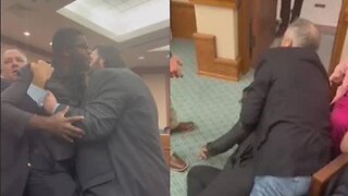 Democrat Candidate Arrested - Thrown To Ground By Police