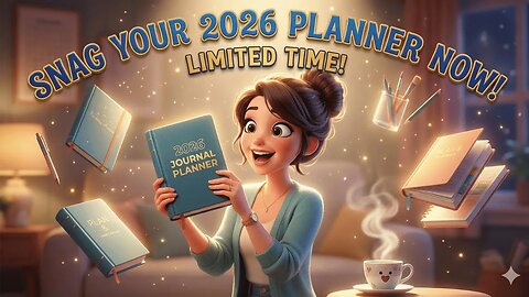 Snag Your 2026 PLANNER Now!