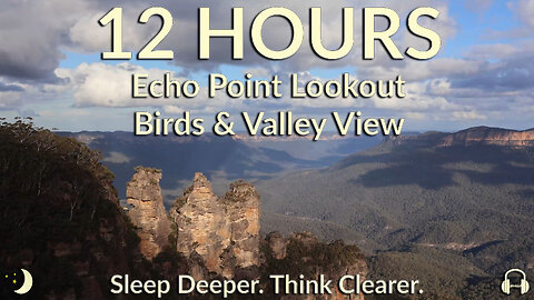 Birdsong & Scenic Echo Point View | Relax with the Three Sisters & Valley Ambience