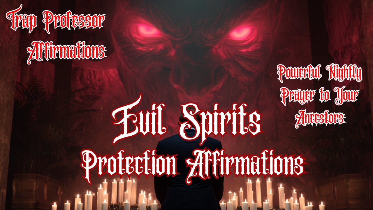 Evil Protection Nightly Affirmations (Visualizer Loop )