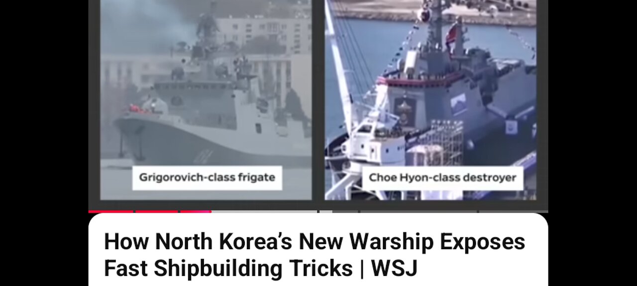 NORTH KOREA'S FAST WARSHIP BUILDING TRICKS