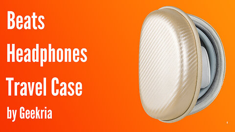 Beats Over-Ear Headphones Travel Case, Hard Shell Headset Carrying Case | Geekria