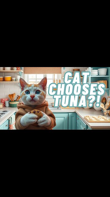 Cat Chooses Tuna Over Cookies in Funny Baking Attempt