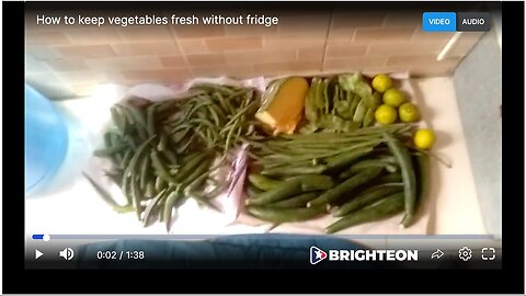 "Maintaining Freshness of Vegetables without a Refrigerator"