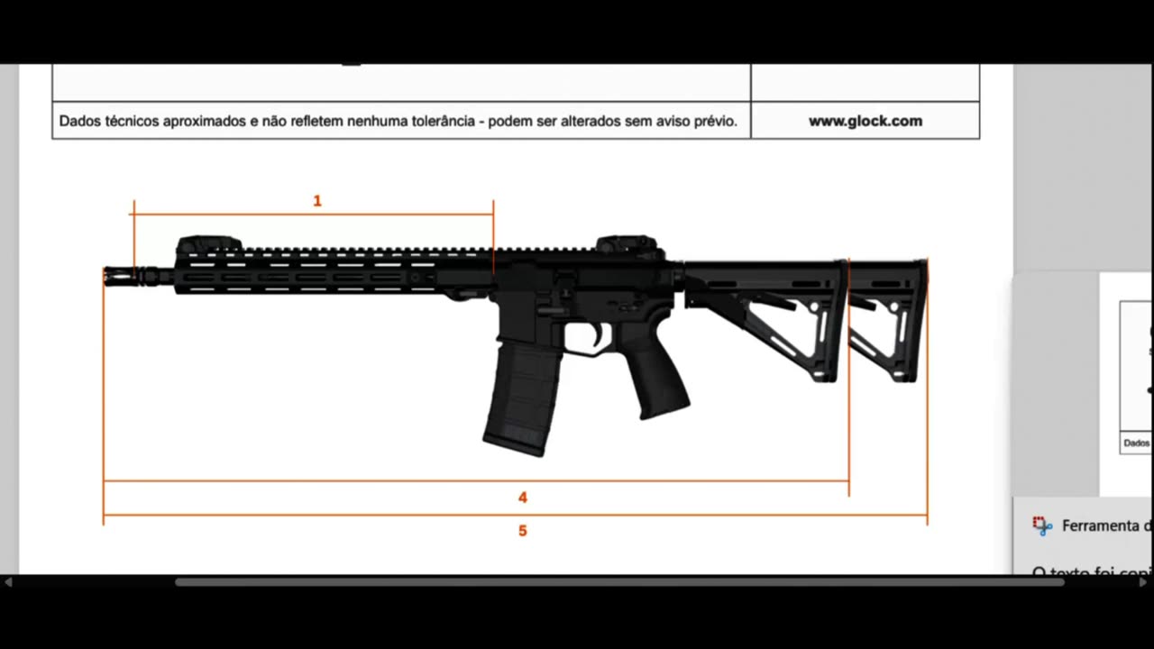 Glock GR 115 in Brasil Law Enforcement Security Forces