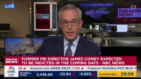 Former FBI Director James Comey expected to be indicted in the coming days.