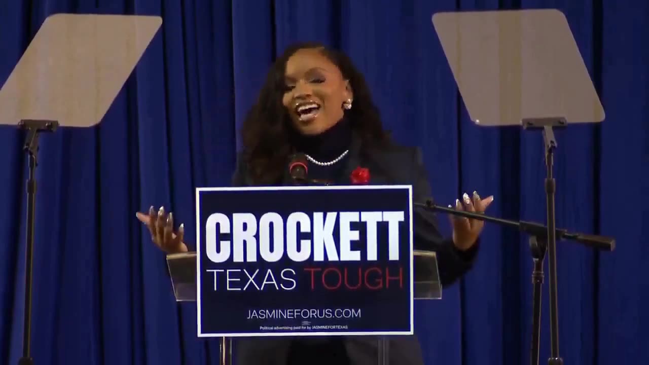 Jasmine Crockett Tells Crowd She Can Turn Texas Blue