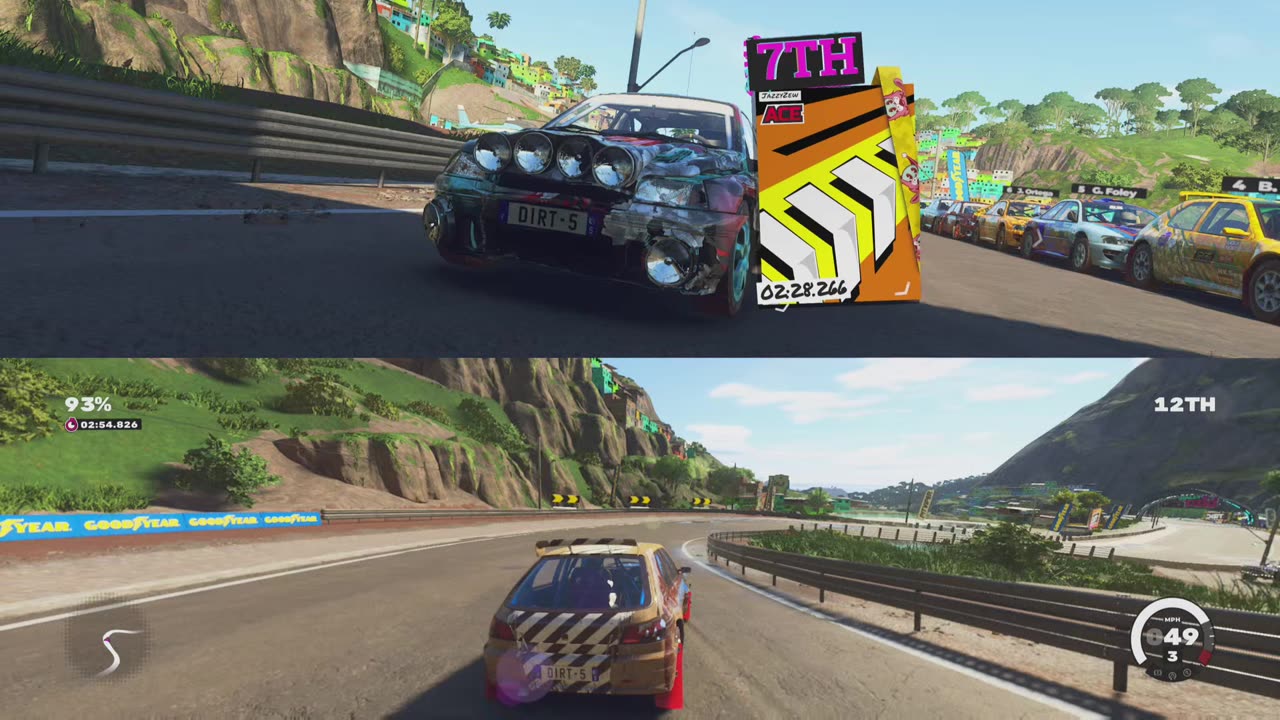 2 player split screen - Dirt 5 PS5