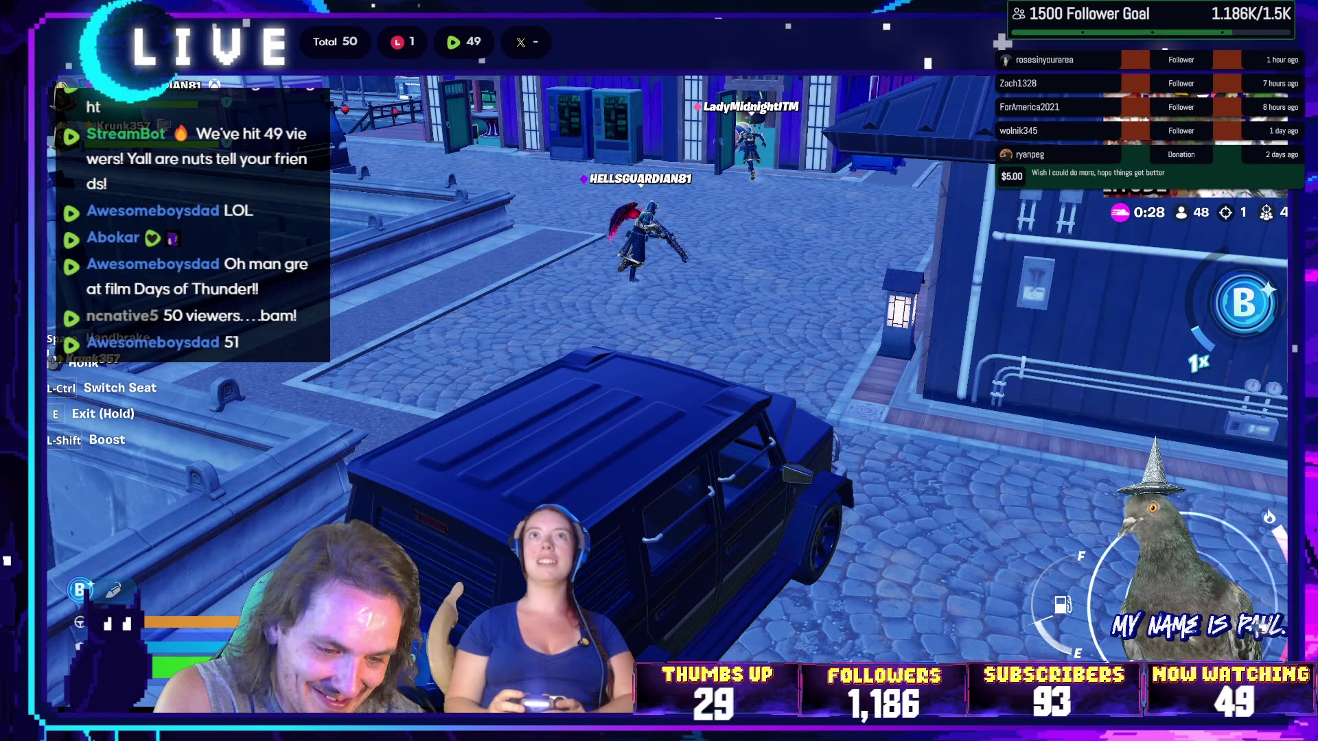 Gaming w/ PER·SE·VER·ANCE | Lark M2 Test & Fortnite