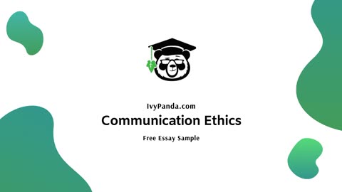 Communication Ethics | Free Essay Sample