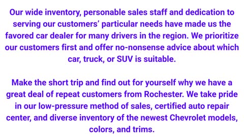 Victor Chevrolet - Top-Rated Car Dealership in Rochester, NY