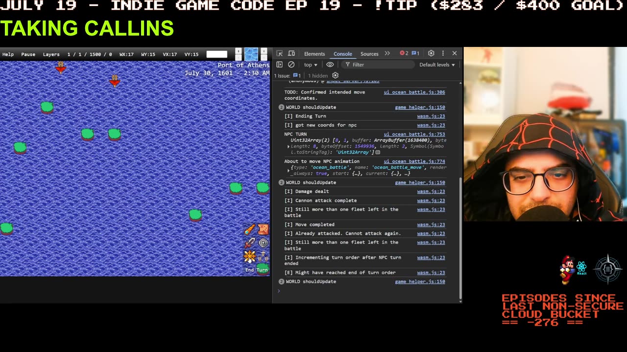 Call ins & Indie Game Code EP 19 - Refactor 2