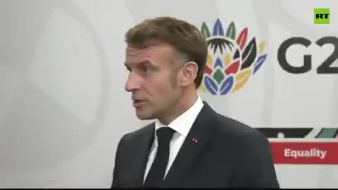 Macron says at the G20 that the ‘only problem’ in the peace talks is Russia