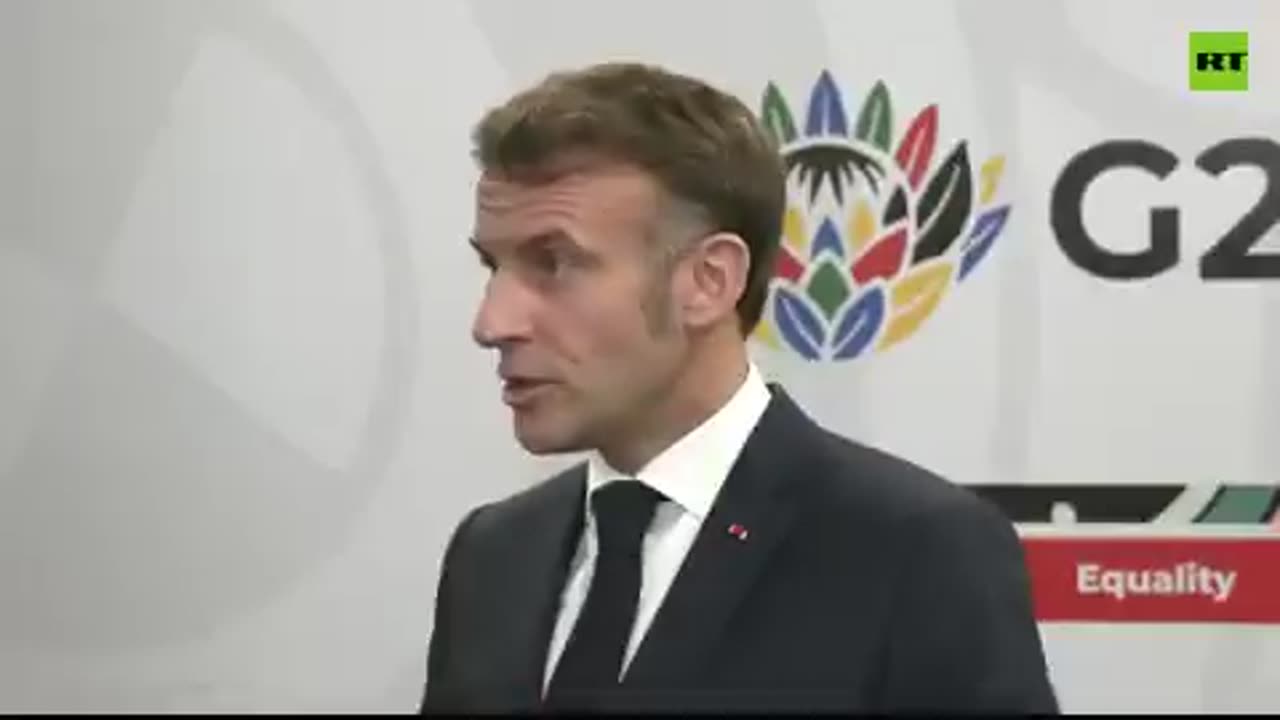 Macron says at the G20 that the ‘only problem’ in the peace talks is Russia