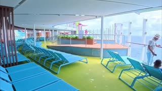 The Lime and Coconut Bar at Star of the Seas Deck 15!