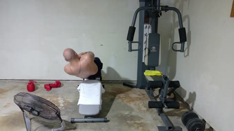 My pre-live gaming workout, MOTIVATED