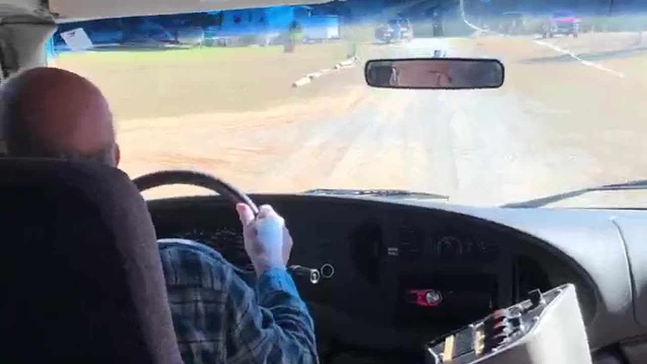 The FIRST drive in our NEW Church Bus!