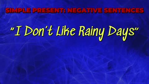 🎤 Simple Present NEGATIVE – English Grammar Song for A1-A2 (Karaoke educativo)