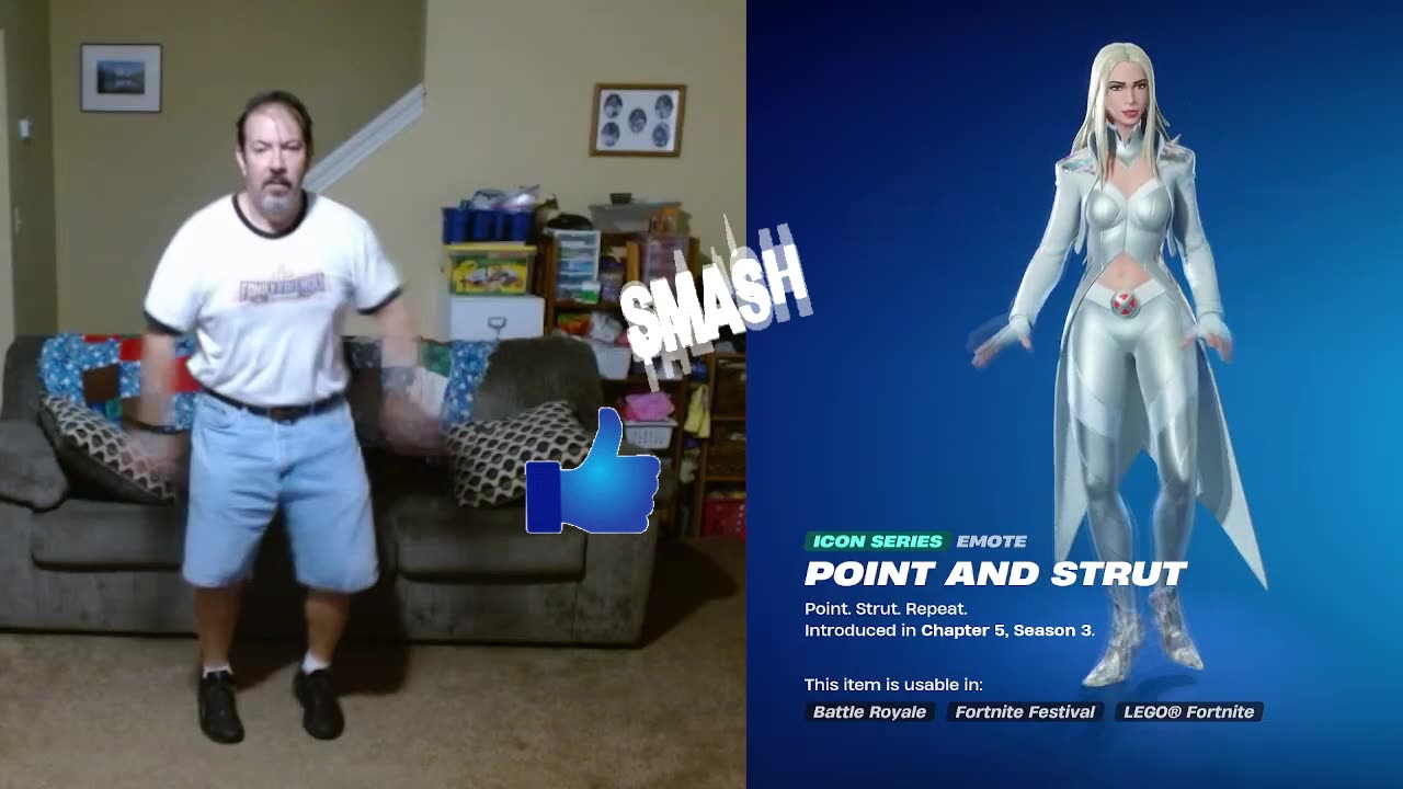 FFG Dance Fortnite Emotes Point and Strut