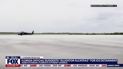 Florida attorney general wants to build "Alligator Alcatraz"