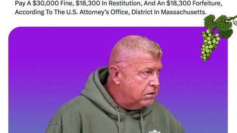 Ex Mass. State Police Sgt. Gary Cederquist Gets 6 Years, $30K Fine, $18.3K Restitution & Forfeiture.