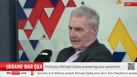 Michael Clarke: Putin is expansionist & on a roll and might be tempted. America provides all logistics for NATO so Europe is behind in filling in what’s lacking if the U.S. left Europe.