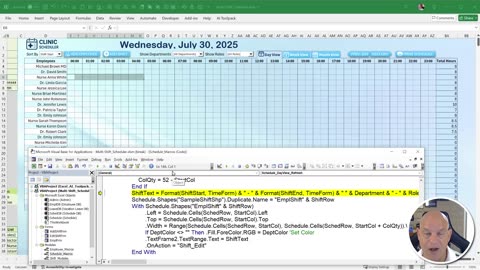 I Built A Hospital Scheduler In Excel VBA (And It Actually Works)