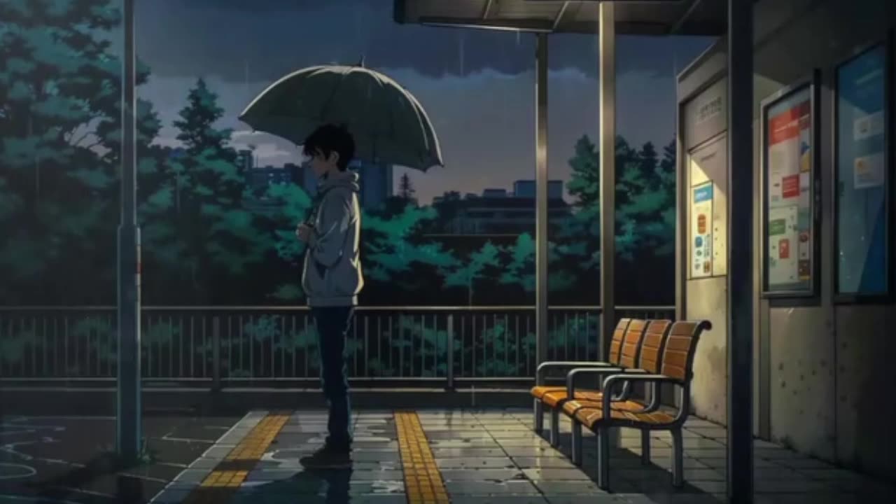 Rainy Night Lo-fi Vibes —Calming Rainy Night Aesthetic