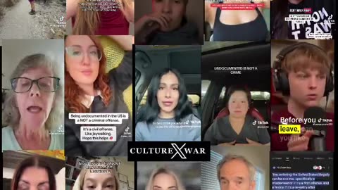 Someone is paying tictok influencers to push pro illegal migration content.