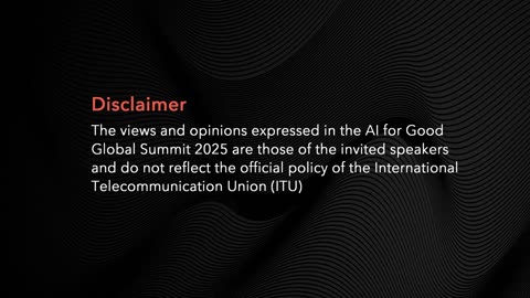 AI for Good Summit 2025 - Day 3