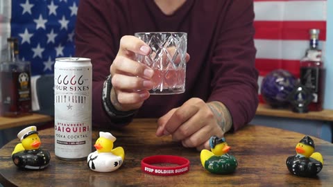 PFC Vincent Vega - 6666 Four Sixes Strawberry Daiquiri Vodka RTD Cocktail Review