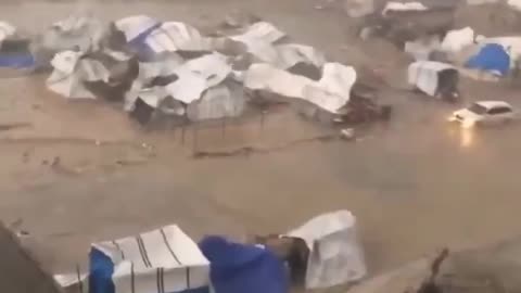 The Hamas tunnels are flooded , the storm is finishing the job in Gaza.